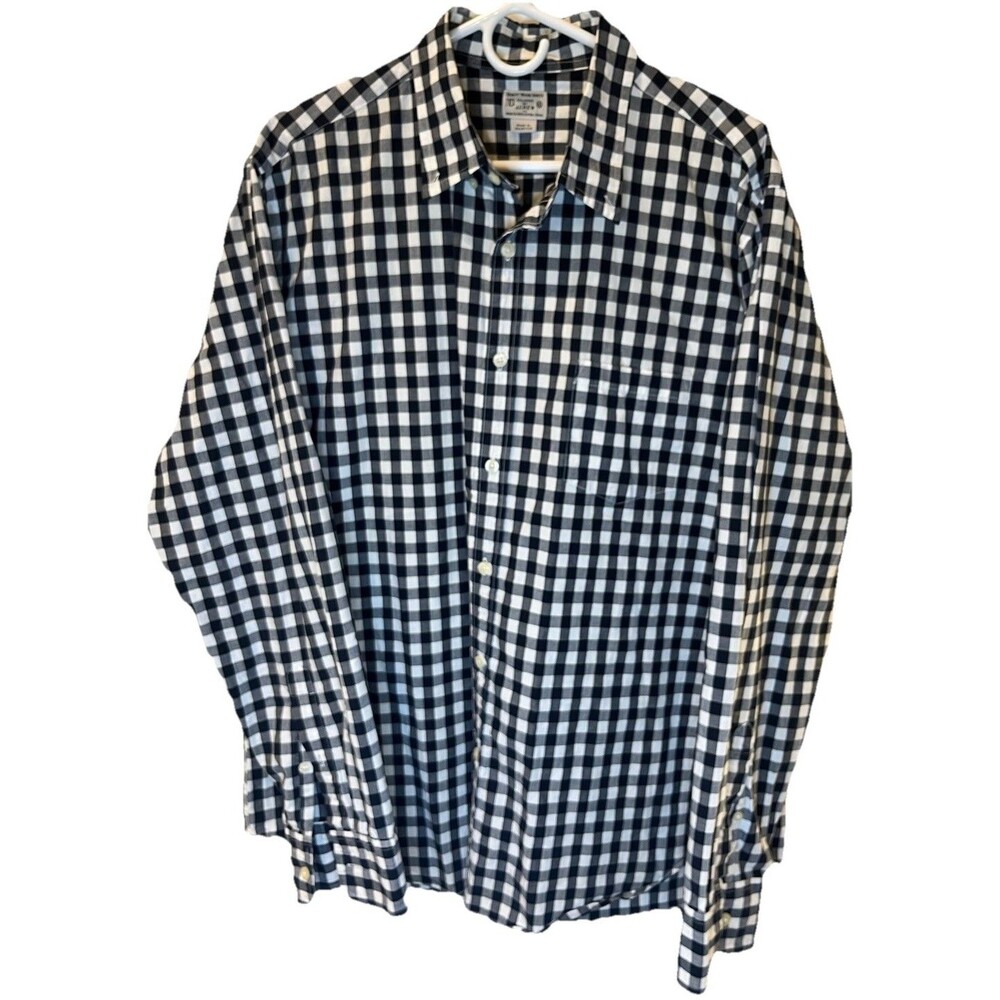 Men's J.Crew 100% Cotton Long Sleeve Button Down Shirt - SIze XL